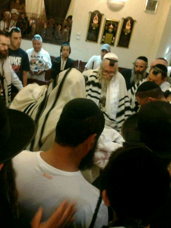 הרב ברלנד בשמחת הברית