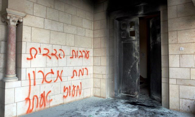 צעיר מבני ברק נעצר; חשוד בהשחתת המנזר בלטרון