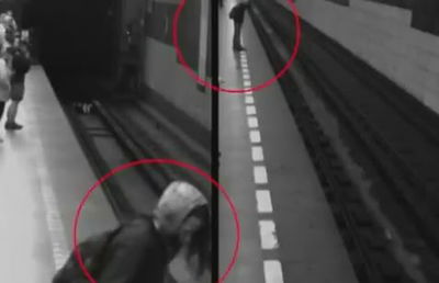 נס מצולם: נדרסה על ידי רכבת, ויצאה ללא פגע