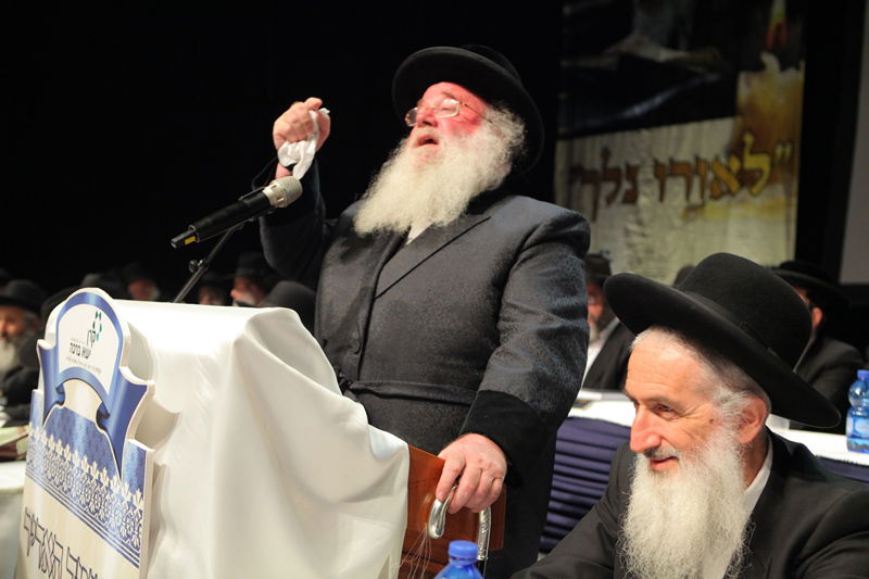 יום יארצייט ראשון לגרי"ש אלישיב: המונים בעצרת