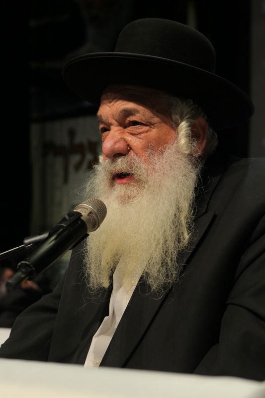 יום יארצייט ראשון לגרי"ש אלישיב: המונים בעצרת