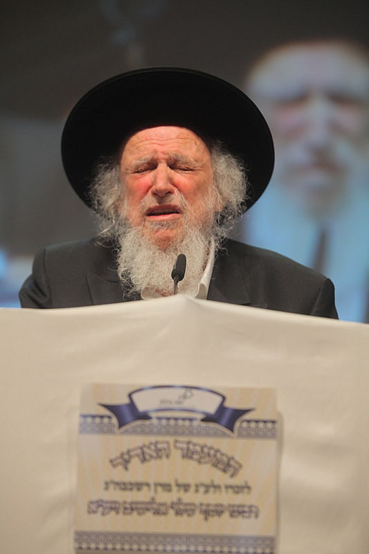 יום יארצייט ראשון לגרי"ש אלישיב: המונים בעצרת