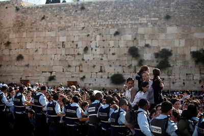 התפילה הקודמת בכותל המערבי