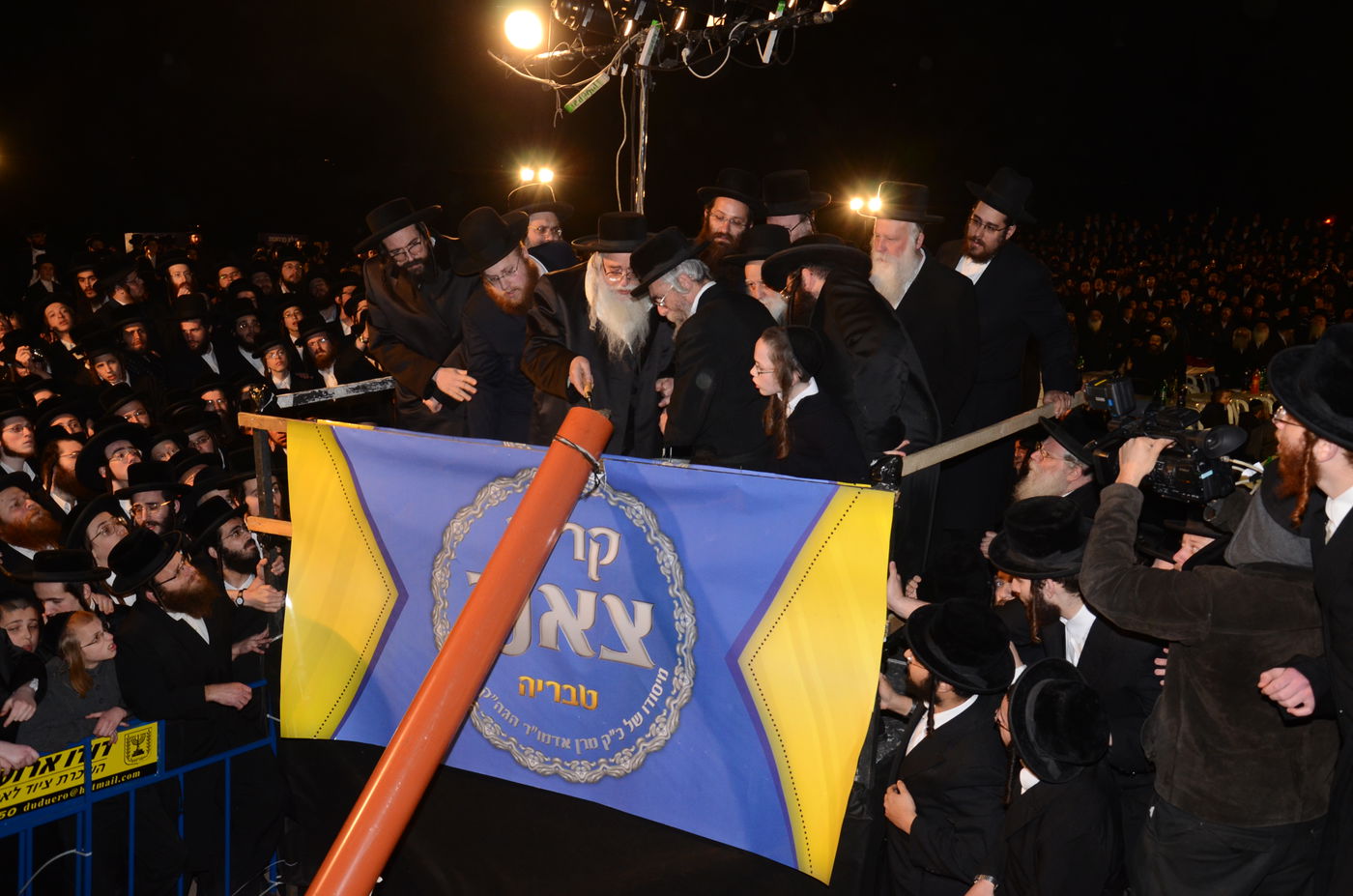 הנחת אבן הפינה לקריה החדשה בשנה שעברה