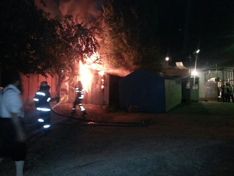 אומן: שריפה ליד ציונו של רבי נחמן מברסלב