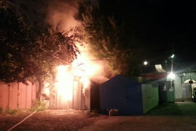 אומן: שריפה ליד ציונו של רבי נחמן מברסלב