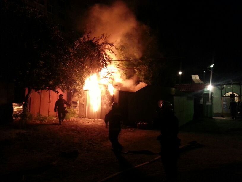 אומן: שריפה ליד ציונו של רבי נחמן מברסלב