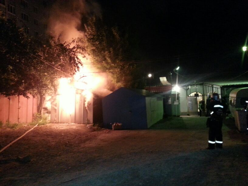 אומן: שריפה ליד ציונו של רבי נחמן מברסלב