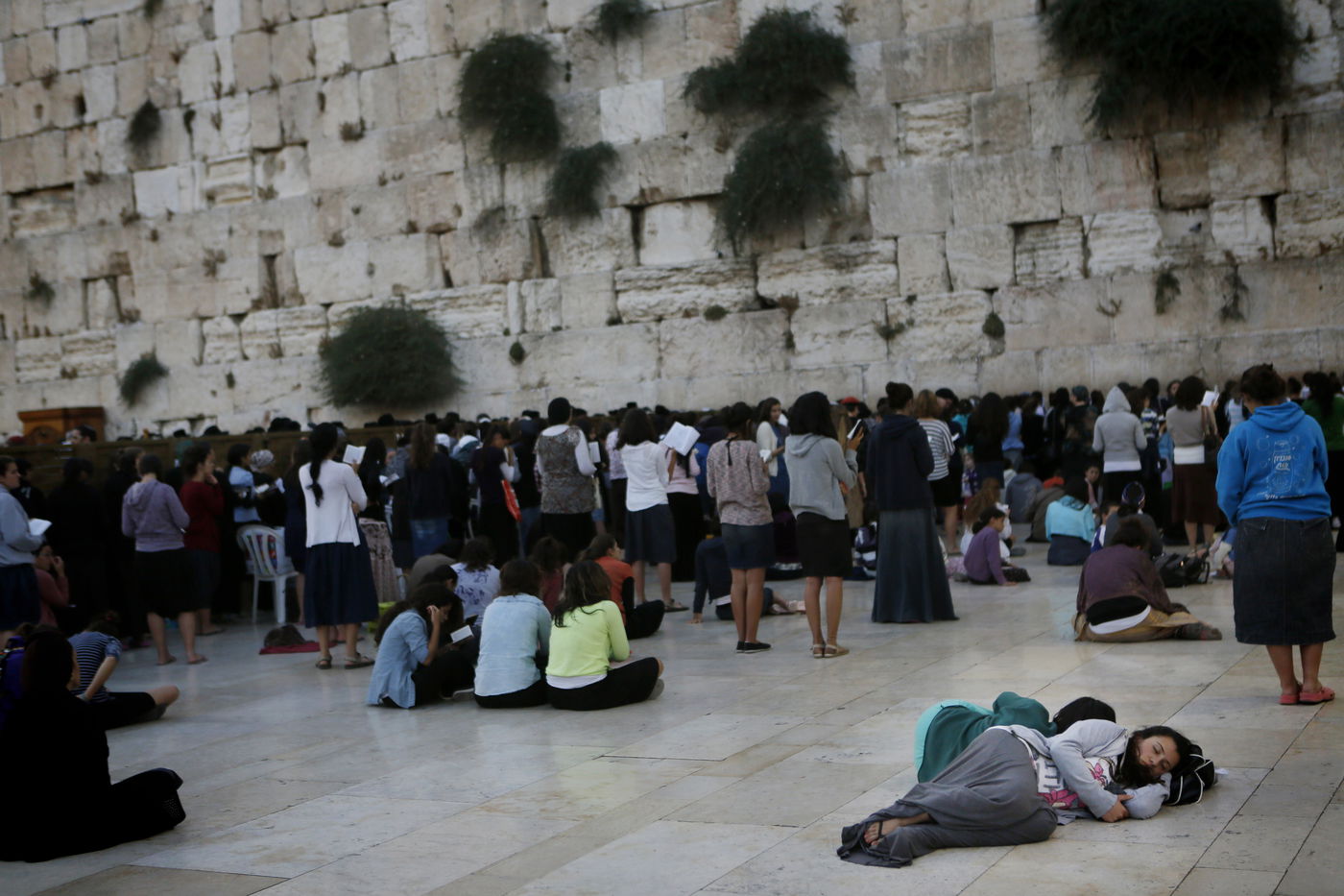 עַל הַר-צִיּוֹן שֶׁשָּׁמֵם: אלפים מתאבלים בכותל • גלריה