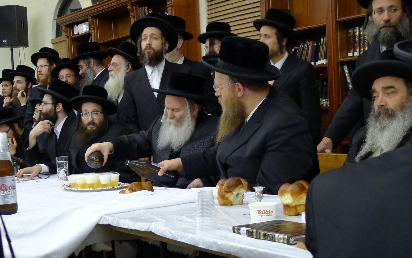 האדמו"ר מבאבוב ערך טיש יארצייט בקאנטרי • תמונות