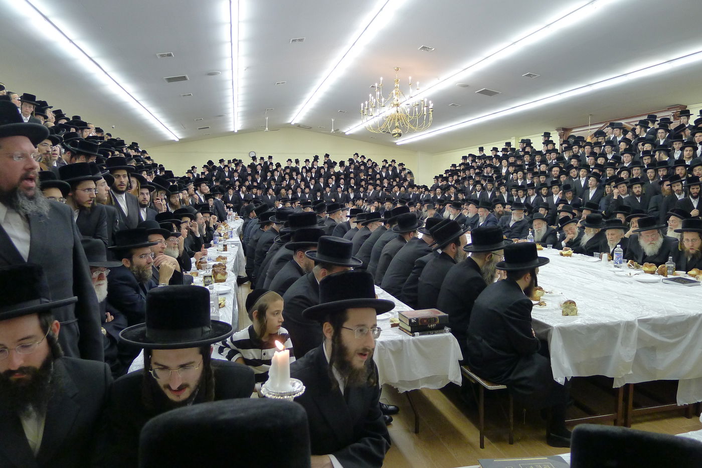 האדמו"ר מבאבוב ערך טיש יארצייט בקאנטרי • תמונות