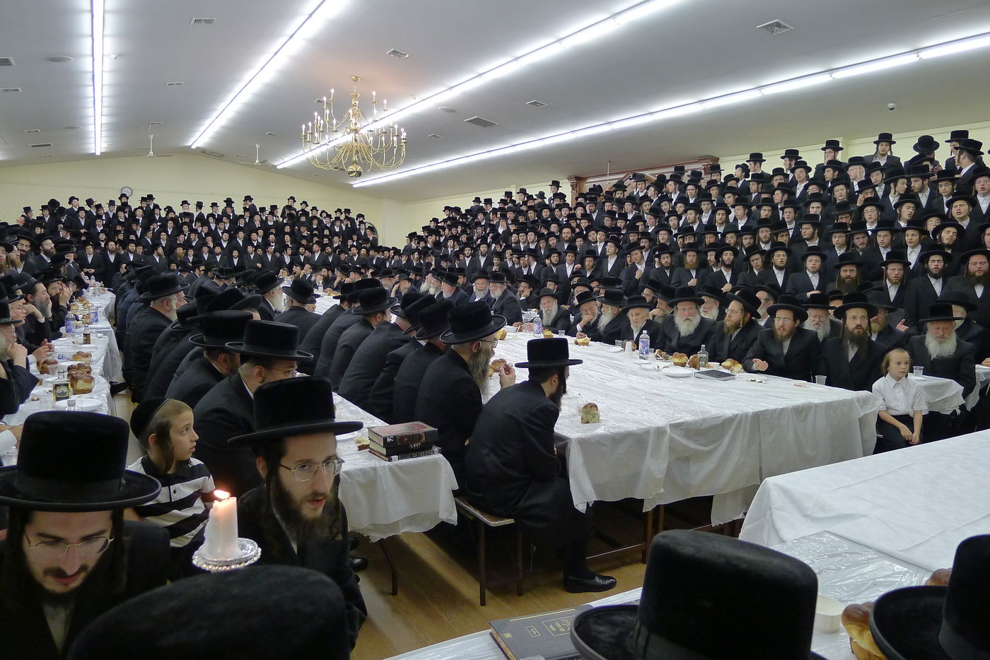 האדמו"ר מבאבוב ערך טיש יארצייט בקאנטרי • תמונות