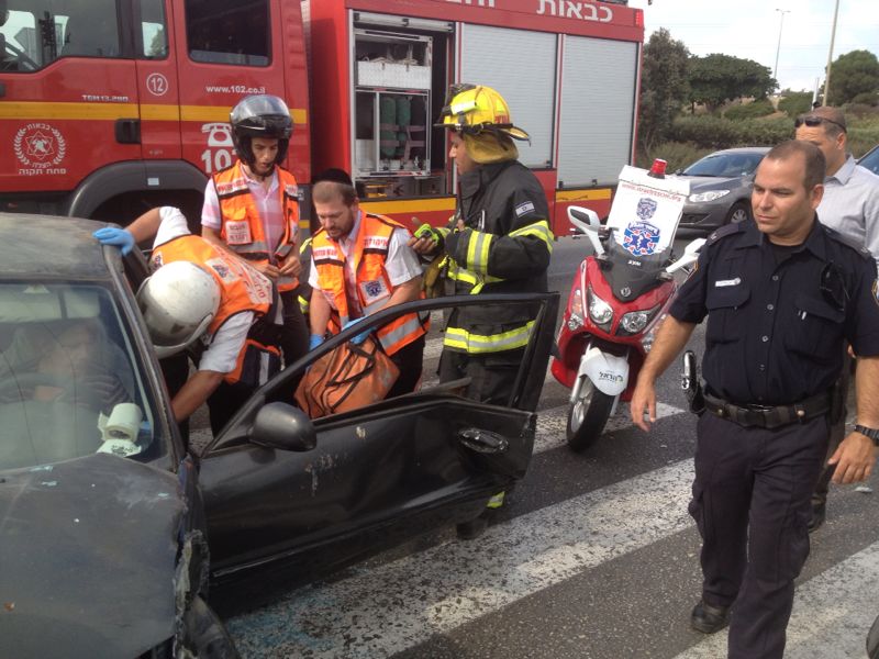 זירת התאונה