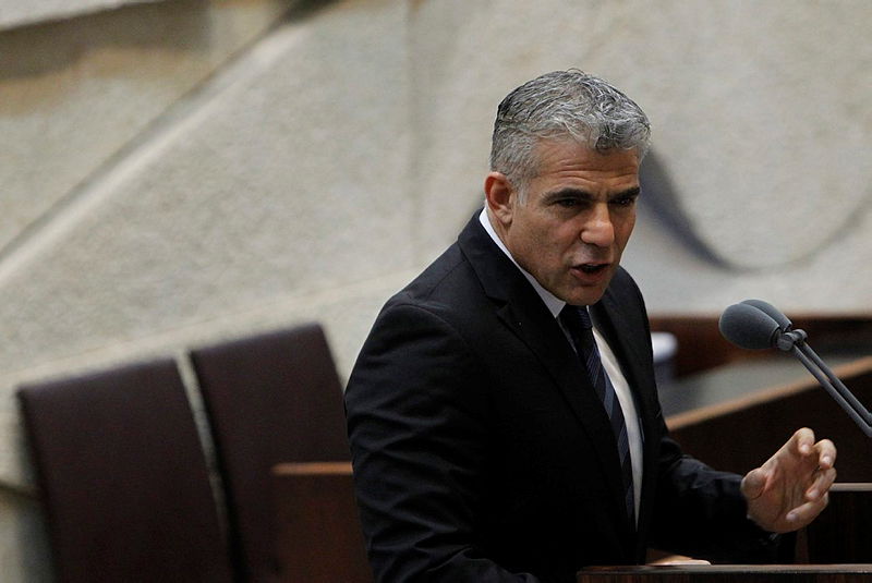 יו"ר 'יש עתיד' השר יאיר לפיד