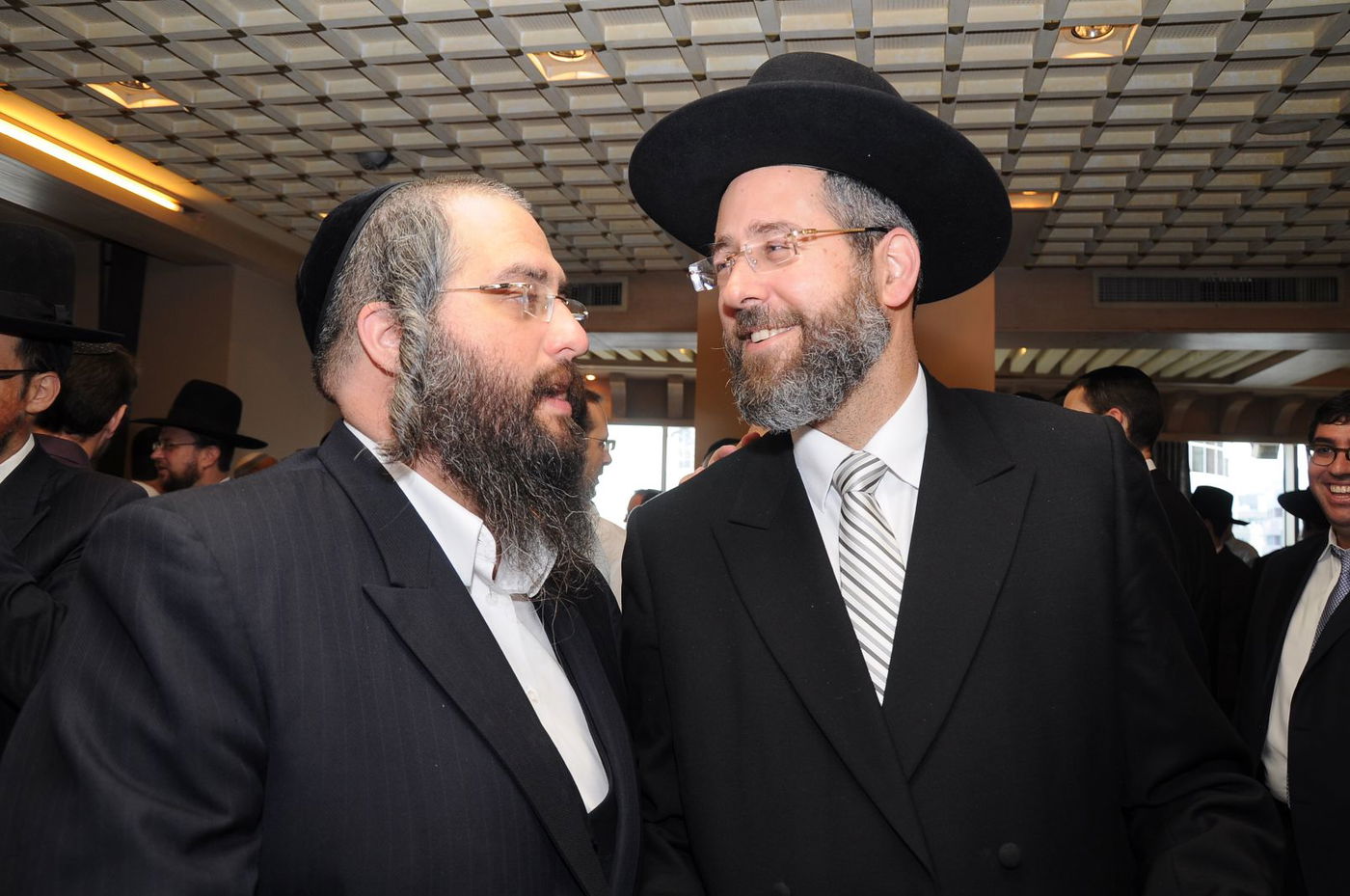 הרב לאו עם הנגיד חיים ליבוביץ'