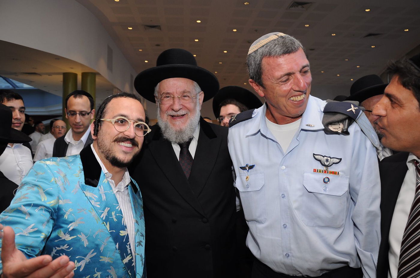 הרב ישראל מאיר לאו עם הרב הראשי לצה"ל רפי פרץ