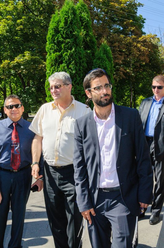 שגריר ישראל באוקראינה ביקר באומן