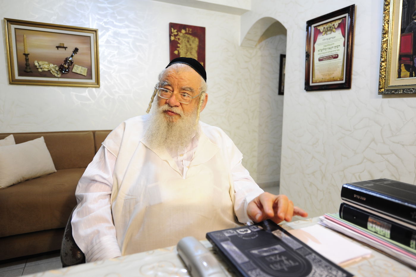 מנהיג ה"מתמידים": שקר וכזב, לא דיברתי נגד חב"ד