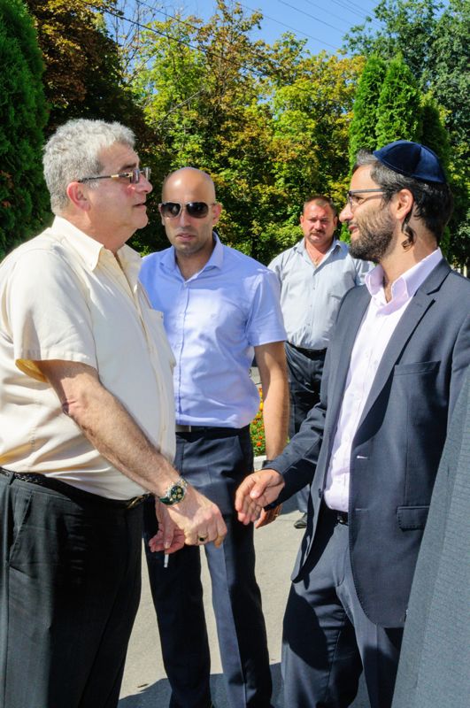 שגריר ישראל באוקראינה ביקר באומן