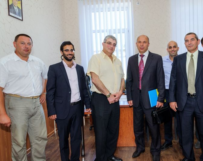 שגריר ישראל באוקראינה ביקר באומן