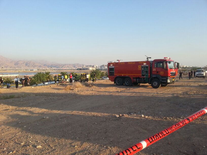 אילת: הרוג ושני פצועים קשה בהתרסקות מטוס קל