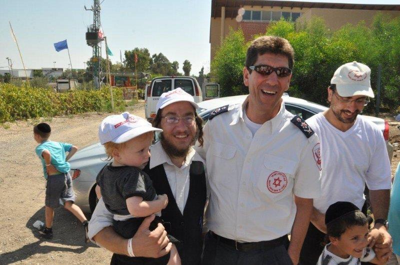 מתנדבי ארגוני ההצלה המסונפים למד"א ביום גיבוש משפחתי