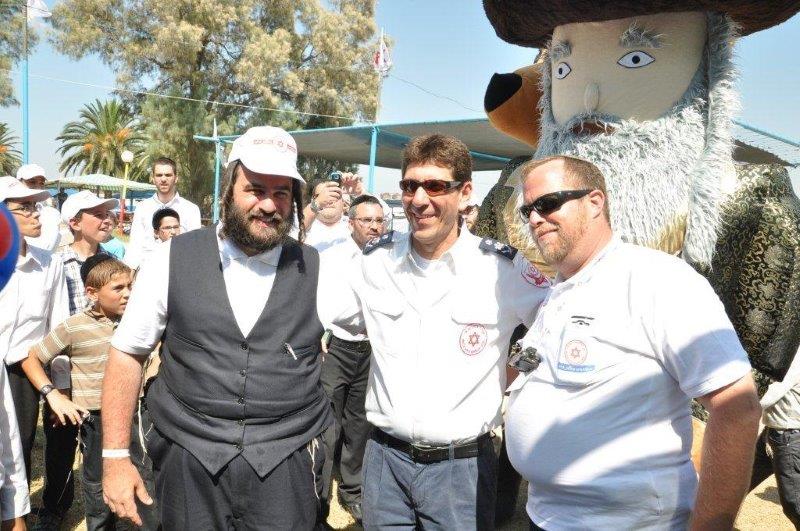 מתנדבי ארגוני ההצלה המסונפים למד"א ביום גיבוש משפחתי