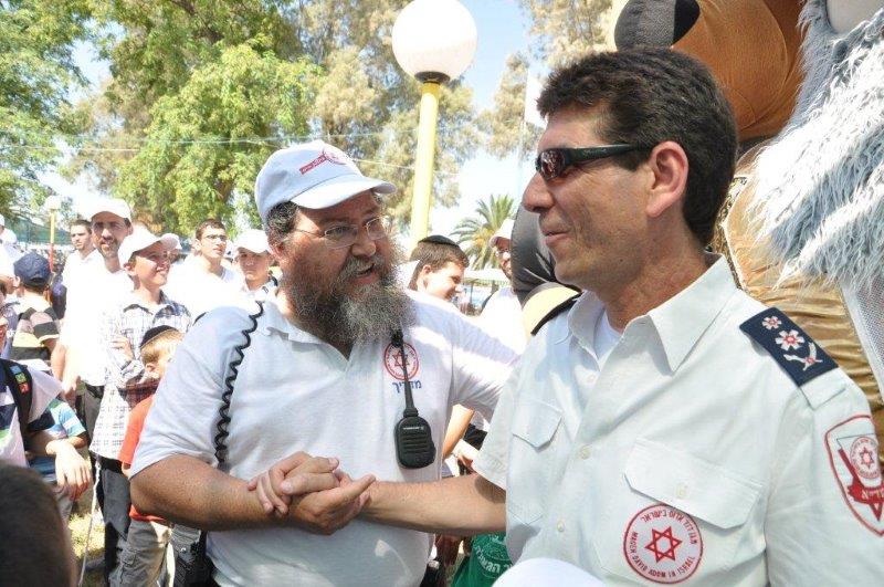 מתנדבי ארגוני ההצלה המסונפים למד"א ביום גיבוש משפחתי