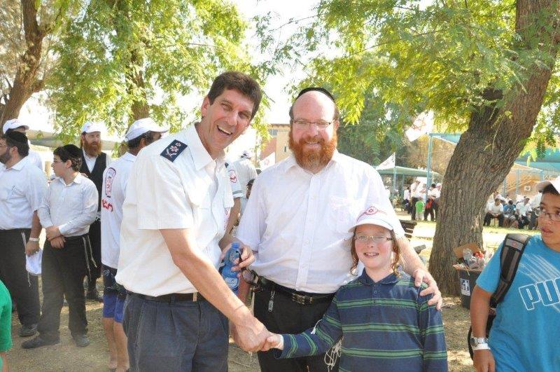 מתנדבי ארגוני ההצלה המסונפים למד"א ביום גיבוש משפחתי