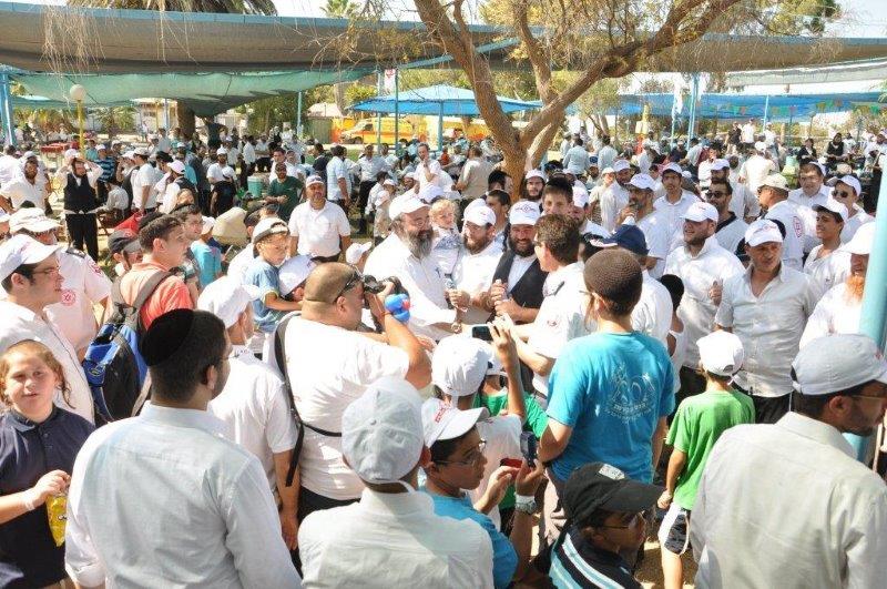 מתנדבי ארגוני ההצלה המסונפים למד"א ביום גיבוש משפחתי