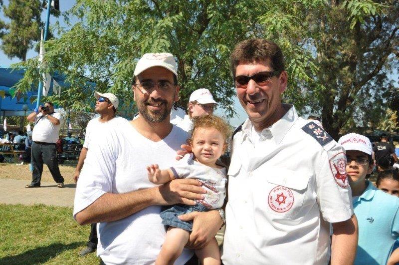 מתנדבי ארגוני ההצלה המסונפים למד"א ביום גיבוש משפחתי