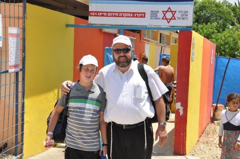 מתנדבי ארגוני ההצלה המסונפים למד"א ביום גיבוש משפחתי