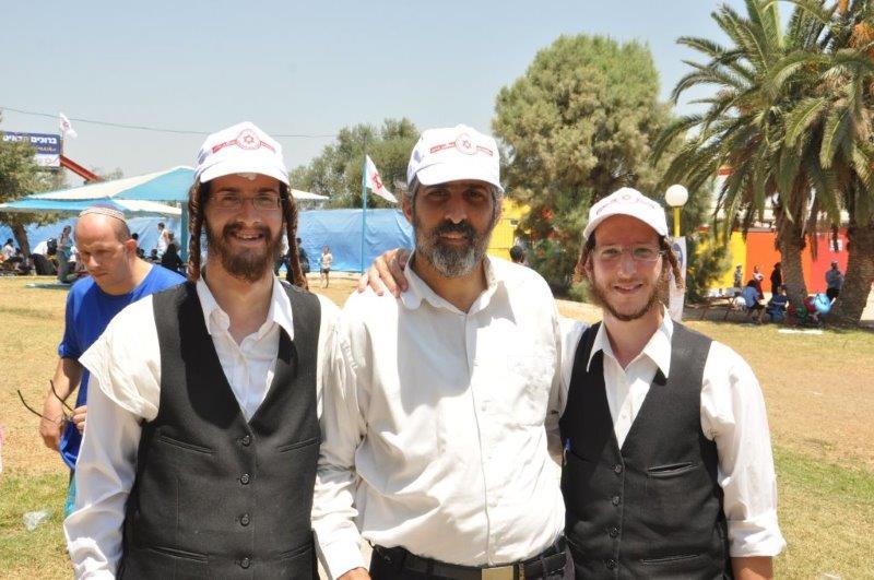 מתנדבי ארגוני ההצלה המסונפים למד"א ביום גיבוש משפחתי