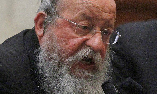 ישיבת חברון חשובה מהעיר חברון. ח"כ מנחם אליעזר מוזס