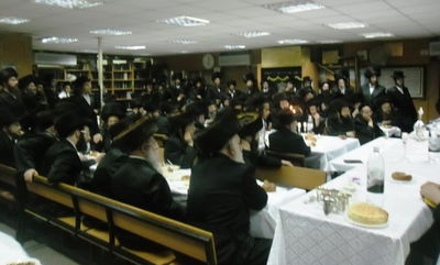 חלק מהקהל בהילולא