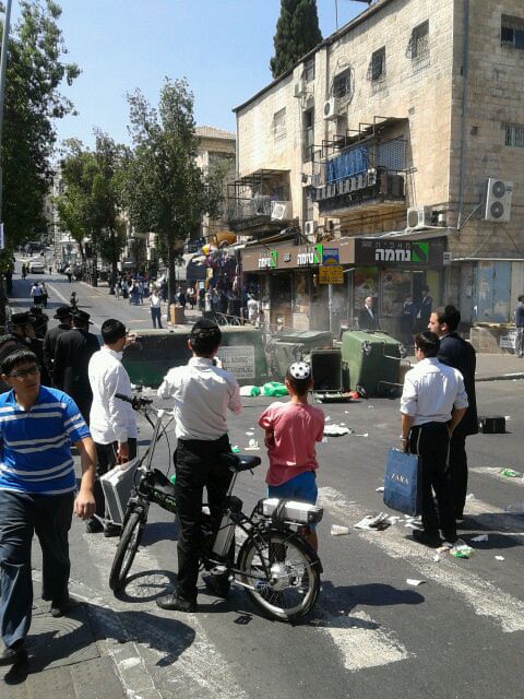 בעקבות העבודות בבית שמש: שריפת פחים בירושלים