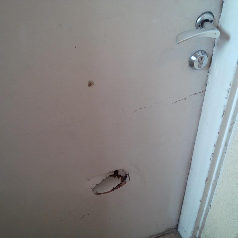 דלת בית הרב אדלשטיין, לאחר הפריצה