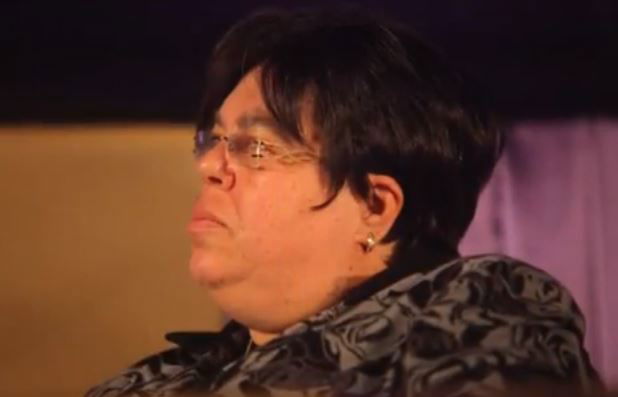 הרבנית קולדצקי באירוע סיום הש"ס לנשים, בעבר