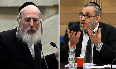 הח"כים יעקב אשר וישראל אייכלר