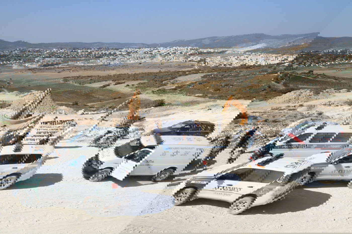 בית שמש: יום נוסף של הפגנות במתחם גולובנציץ' • וידאו וגלריה