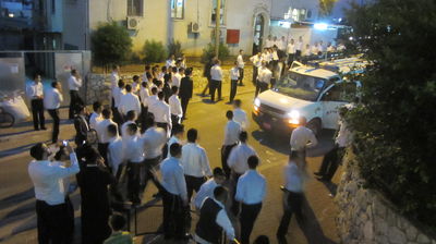 כוח משטרה בגבעת הישיבה, בשבוע שעבר