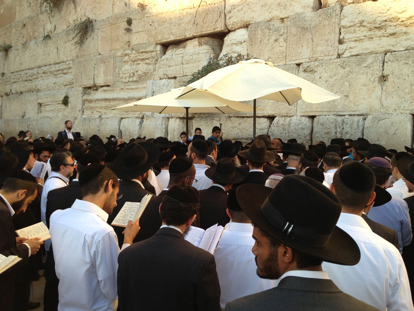 צפו: המונים התפללו בכותל לרפואת הרב עובדיה יוסף