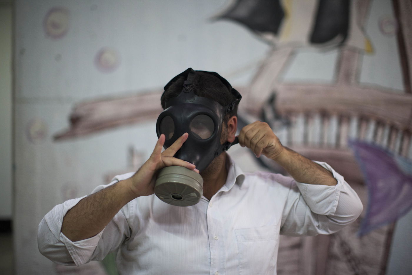 חוששים מסוריה: היסטריה במוקדי חלוקת ערכות מגן