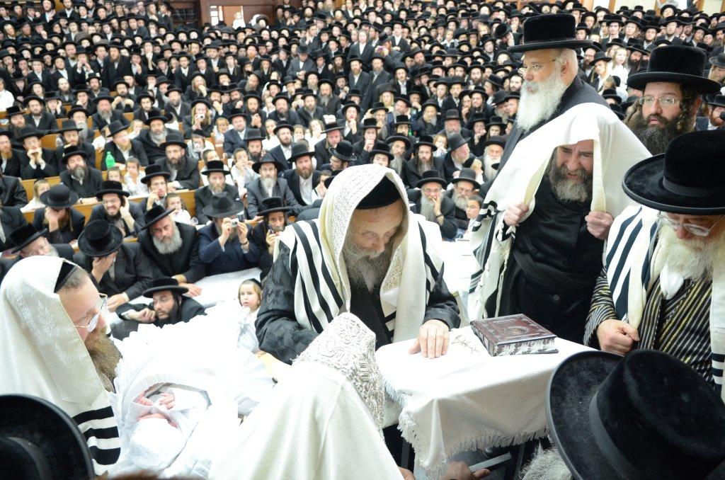 שמחת צדיקים: נכד האדמו"ר מרחמסטריווקא הוכנס בברית קודש