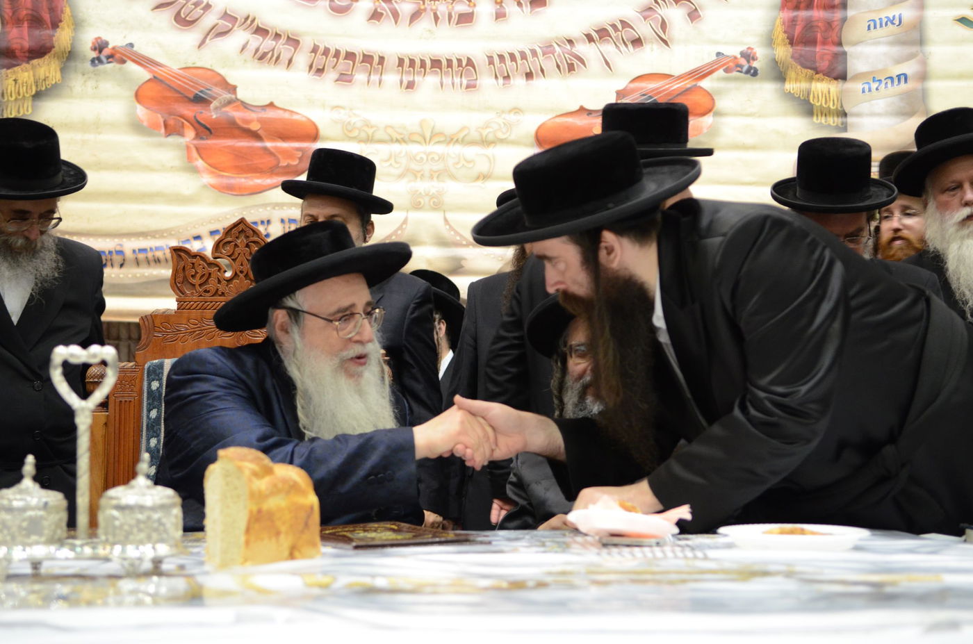 אירוסי נכד האדמו"ר מצאנז עם נכדת בעל ה"שפע חיים" זי"ע • גלריה