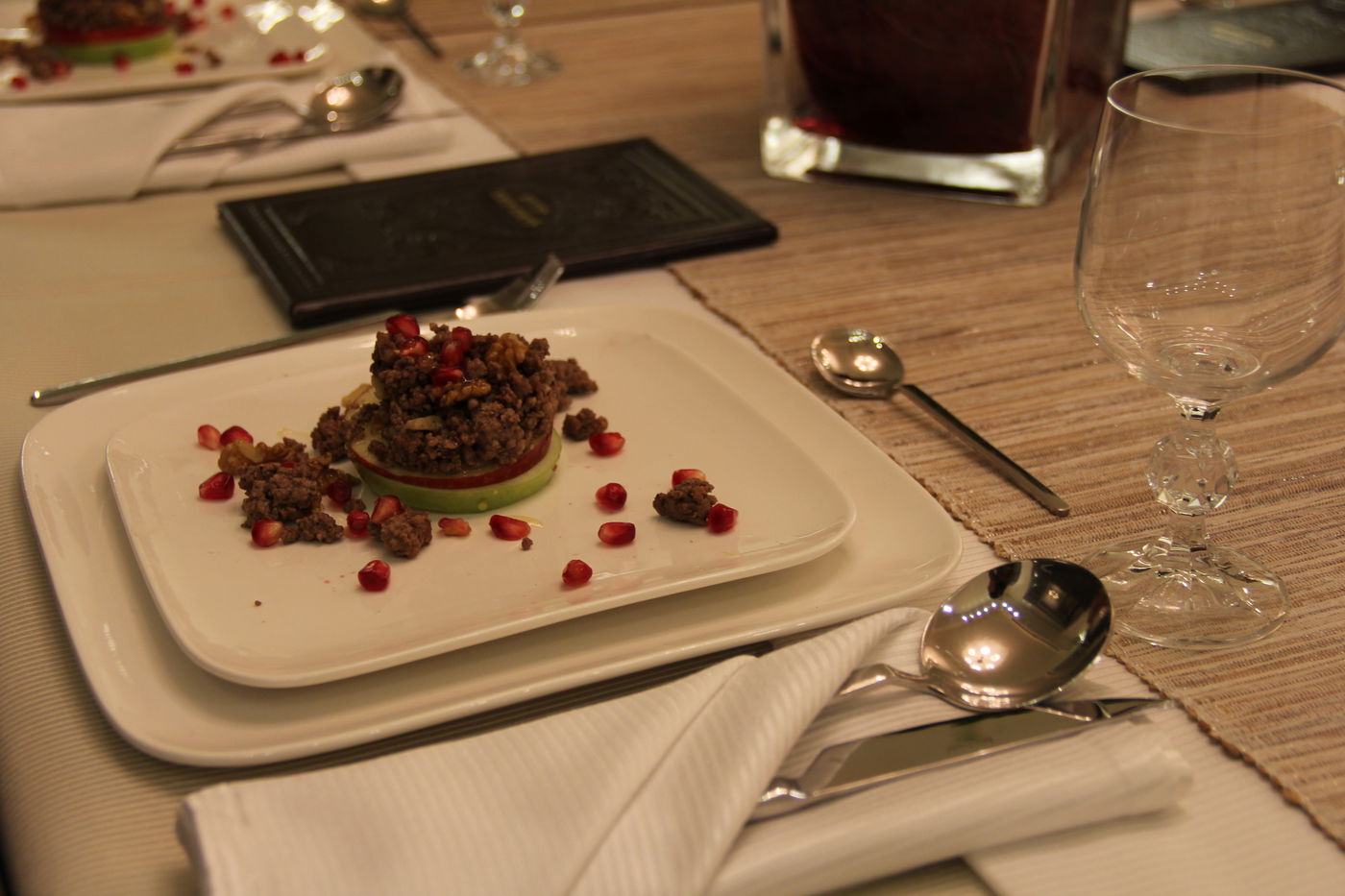 בשר בתפוחים טריים