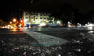 זירת התאונה