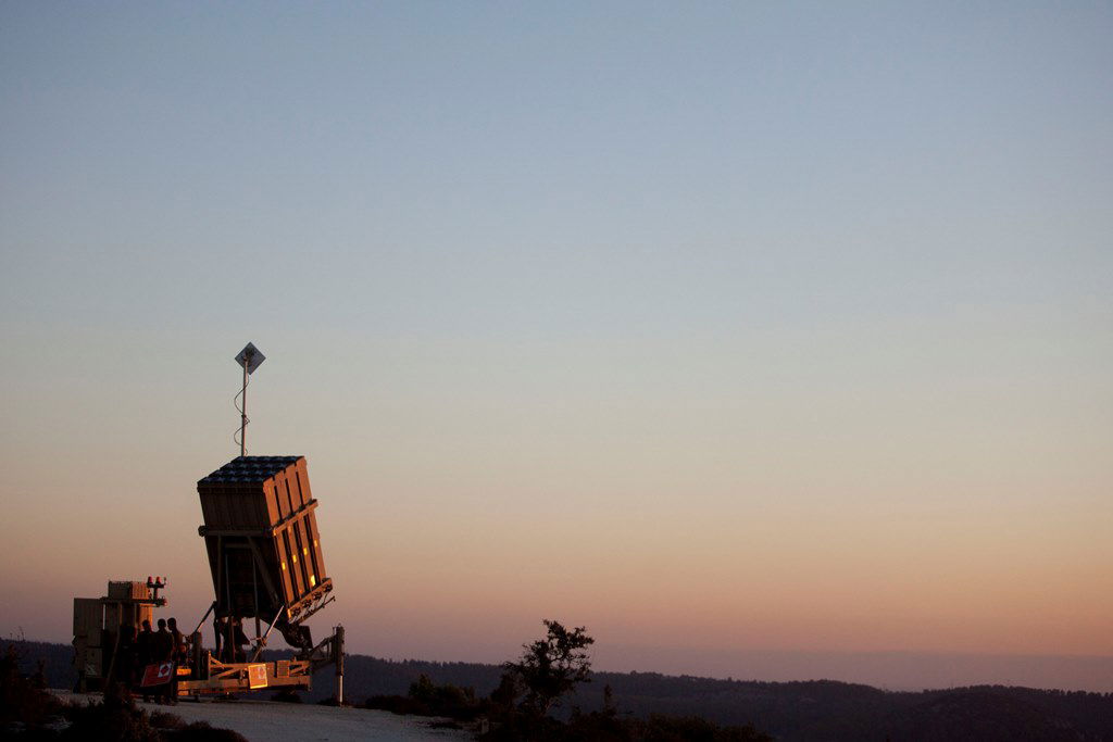 צפו בתמונות: מערכת "כיפת ברזל" בירושלים