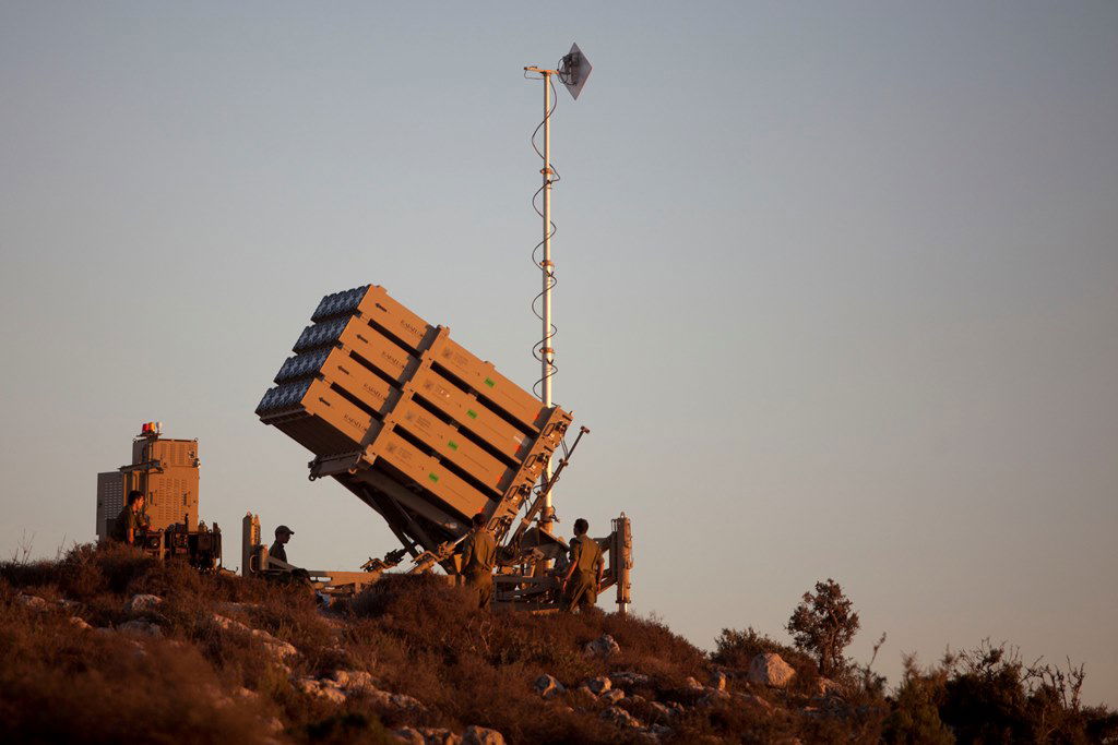 צפו בתמונות: מערכת "כיפת ברזל" בירושלים