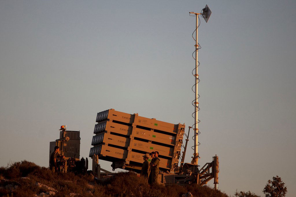 צפו בתמונות: מערכת "כיפת ברזל" בירושלים